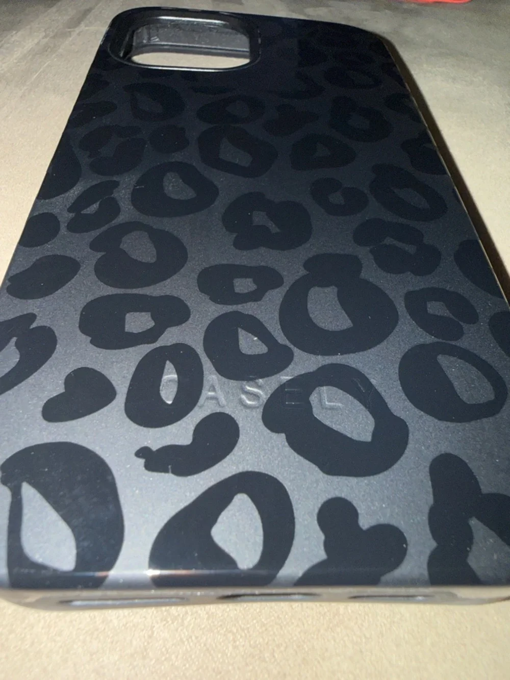 Casely Into the Wild black leopard iPhone 12 Pro Max bold MagSafe case